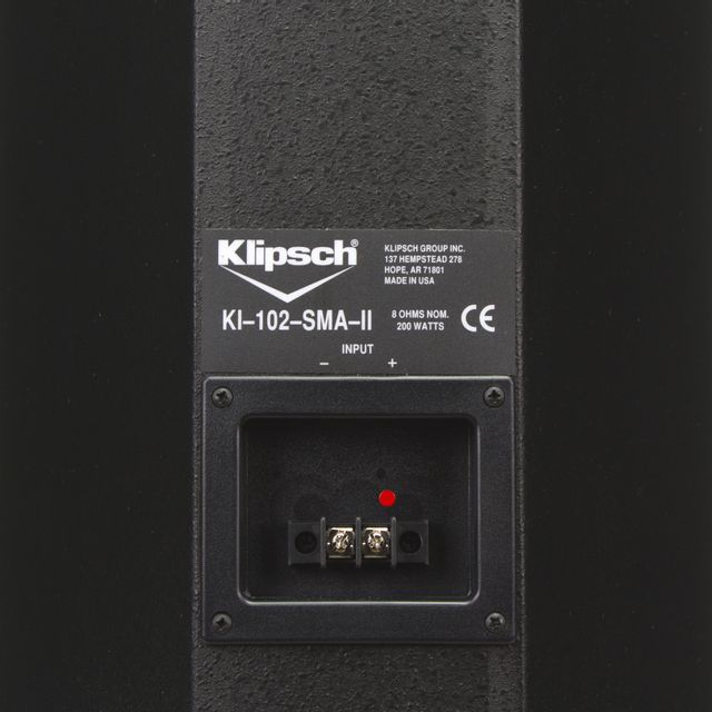 Klipsch® Professional Black KI-102-SMA-II 8" Trapezoidal Loudspeaker 5