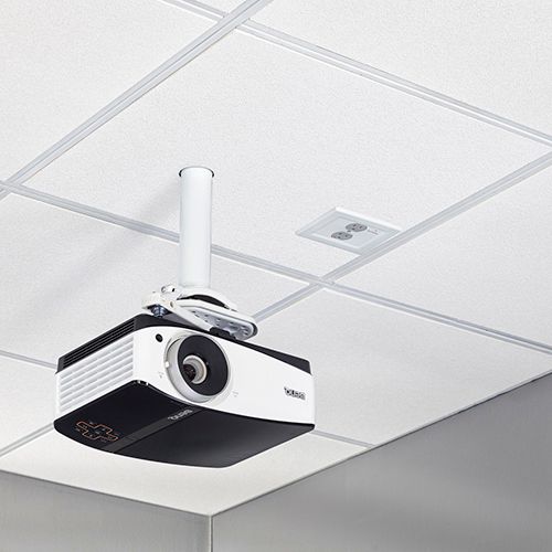 Chief® White SpeedConnect Above-Tile Suspended Ceiling Kit 1