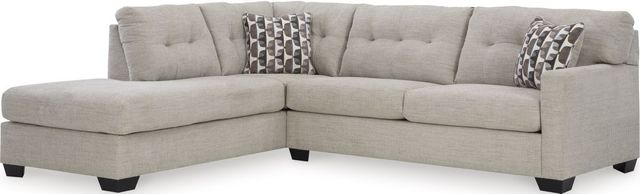 Signature Design by Ashley® Mahoney 2-Piece Pebble Left-Arm Facing Full Sleeper Sectional with Chaise