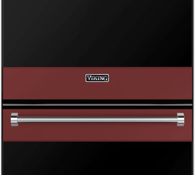 Viking® 3 Series 30" Kalamata Red Double Electric Wall Oven 1