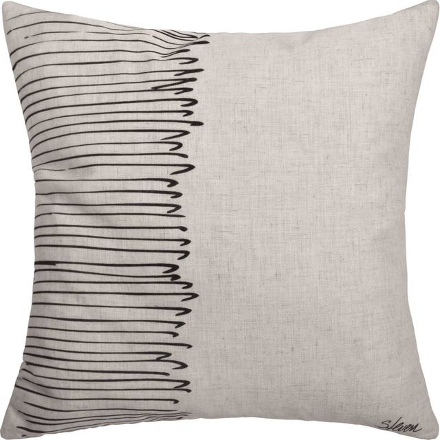 Renwil® Tempo Beige 22" x 22" Decorative Pillow