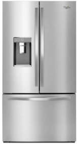 Whirlpool® 31.54 Cu. Ft. French Door Refrigerator-Monochromatic Stainless Steel 0