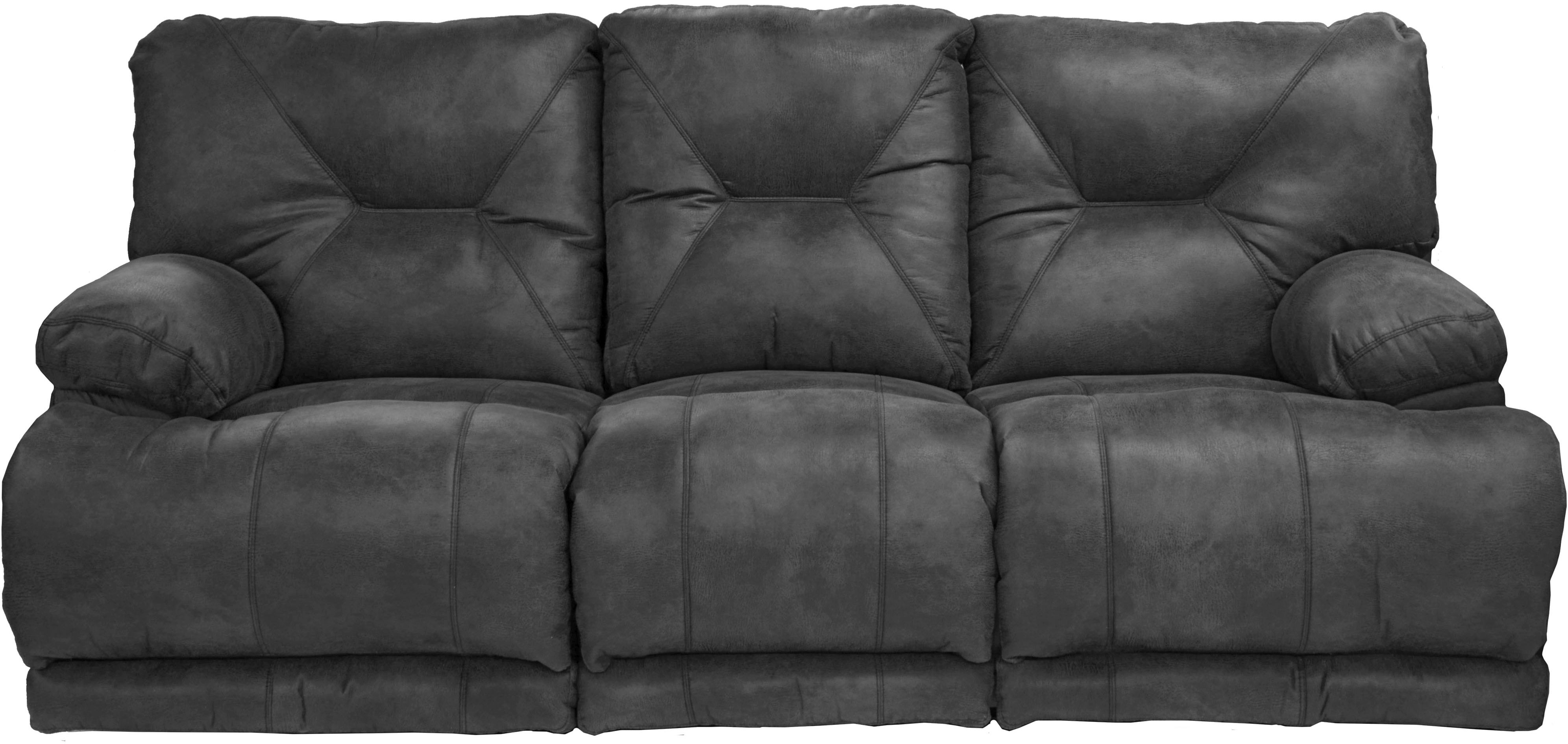 slate faux leather sofa big sandy
