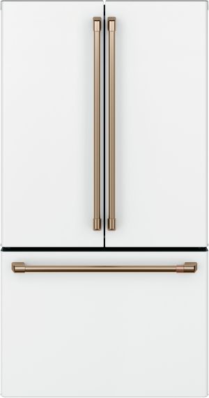 Café™ 23.1 Cu. Ft. Matte White Counter Depth French Door Refrigerator