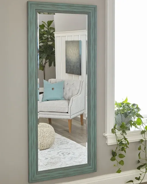 Signature Design by Ashley® Jacee Antique Teal Floor Mirror 5