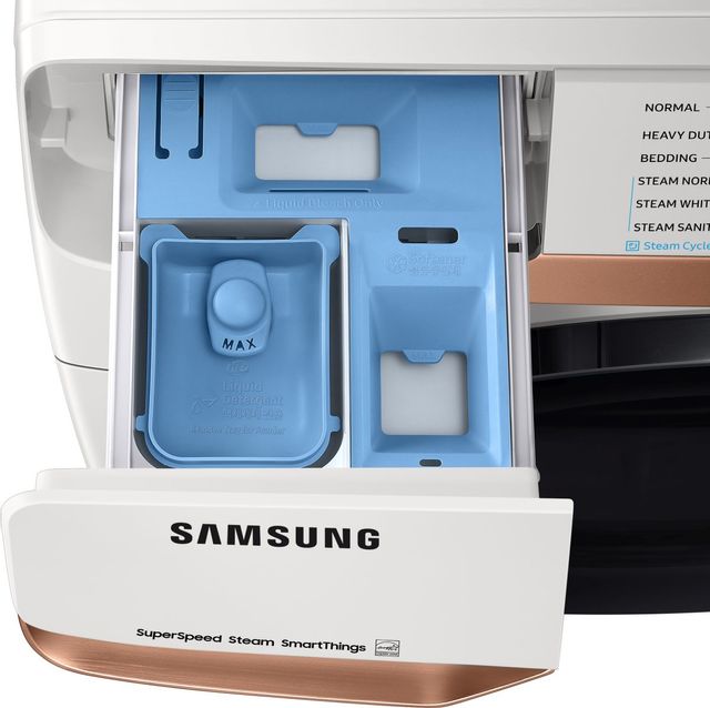 Samsung Ivory Front Load Laundry Pair 1