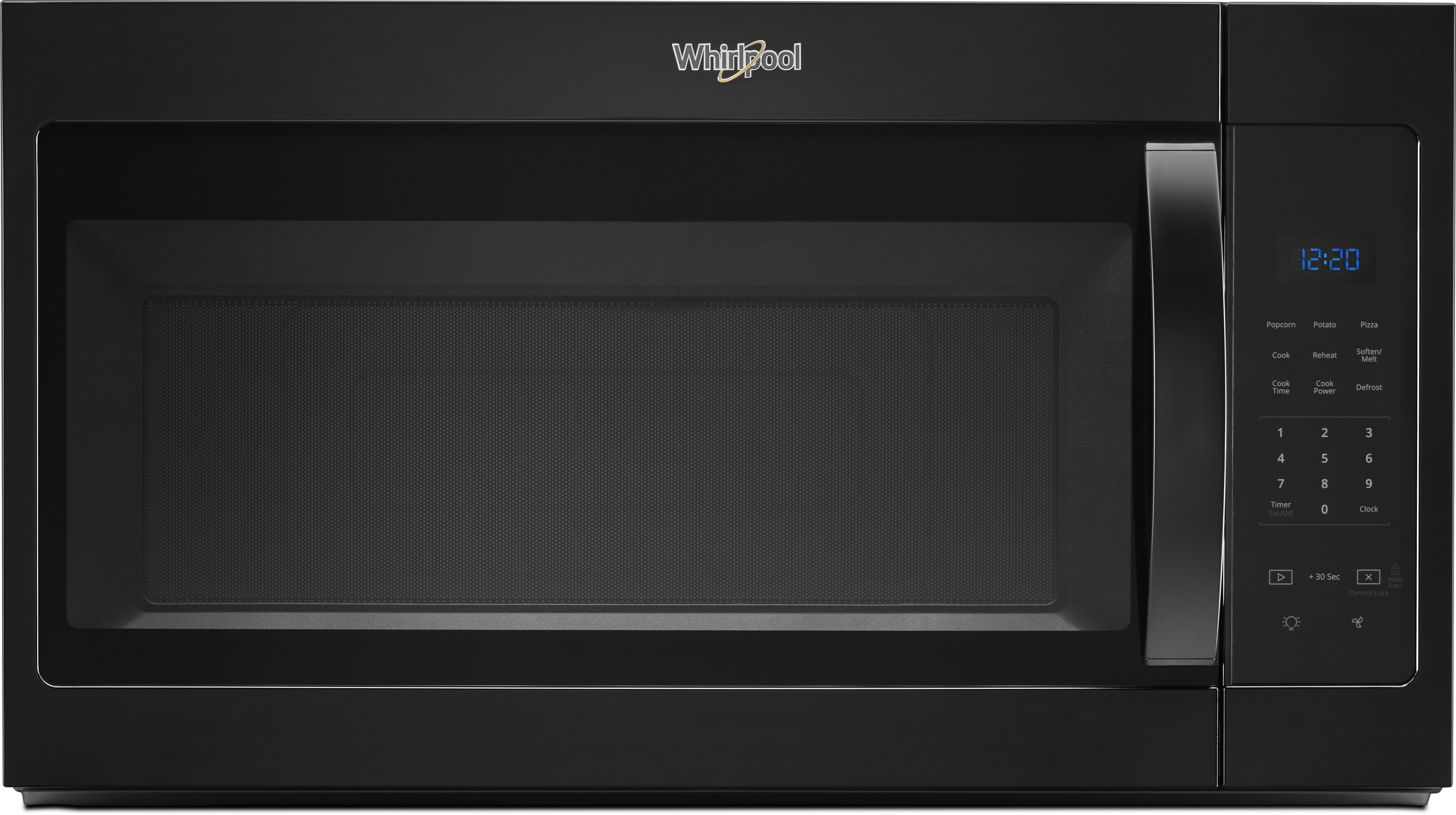 Whirlpool® 1.7 Cu. Ft. Black Over the Range Microwave