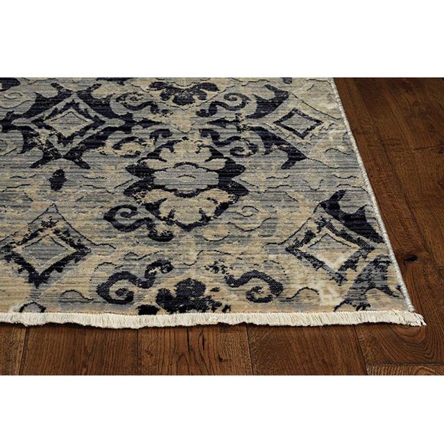 Kas Westerly Ivory Beige Illusions 5'3" x 7'7" Rug-1
