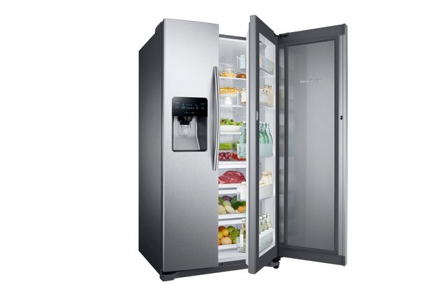 Samsung 24.7 Cu. Ft. Stainless Steel Side-By-Side Refrigerator 1