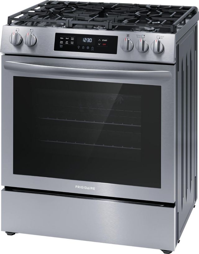 Frigidaire® 30" Stainless Steel Freestanding Gas Range with Front Controls 2