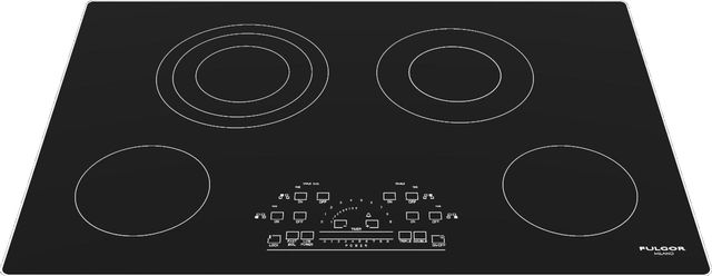 Fulgor Milano® 600 Series 30" Stainless Steel Electric Cooktop 2