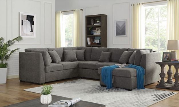 Furniture of America® Bethan Gray Sectional