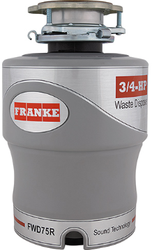 Franke Continuous Feed Food Waste Disposers-FWD75R