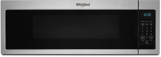 Whirlpool® 1.1 Cu. Ft. Stainless Steel Low Profile Microwave Hood Combination-0