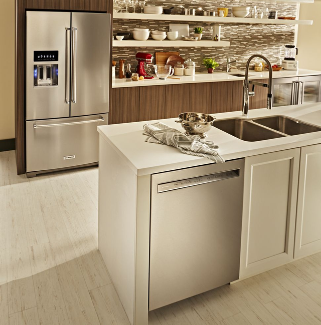 KitchenAid® 26.8 Cu. Ft. Stainless Steel with PrintShield™ Finish French Door Refrigerator 5
