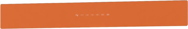Best® 36" Orange Front Glass Panel 0