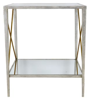 Zeugma Imports® Silver Side Table