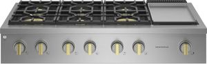 Monogram® Statement Collection 48" Stainless Steel Natural Gas Rangetop
