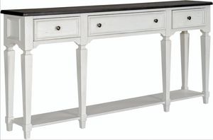 Liberty Allyson Park White/Charcoal 72" Hall Table