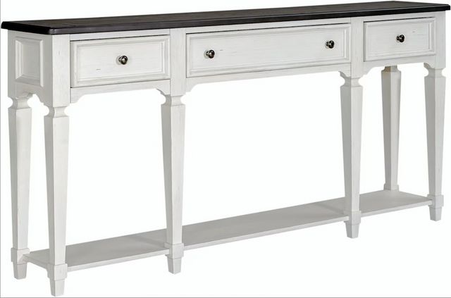 Liberty Allyson Park White/Charcoal 72" Hall Table-0