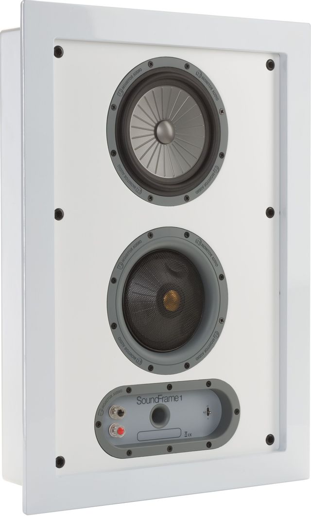 Monitor Audio SoundFrame 1 Gloss White On-Wall Speaker 2