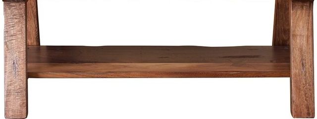 International Furniture© Parota Brown Solid Wood Bench 1