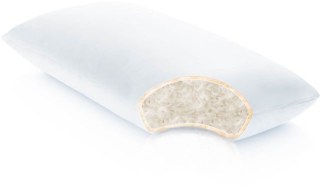 Malouf® Z® Cotton Encased Down Blend Travel Pillow 1
