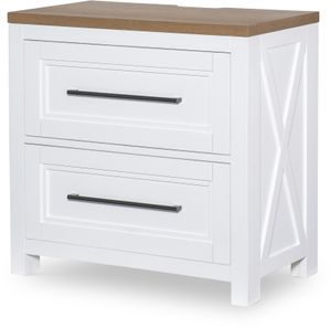 Legacy Classic Franklin Natural White Painted Night Stand