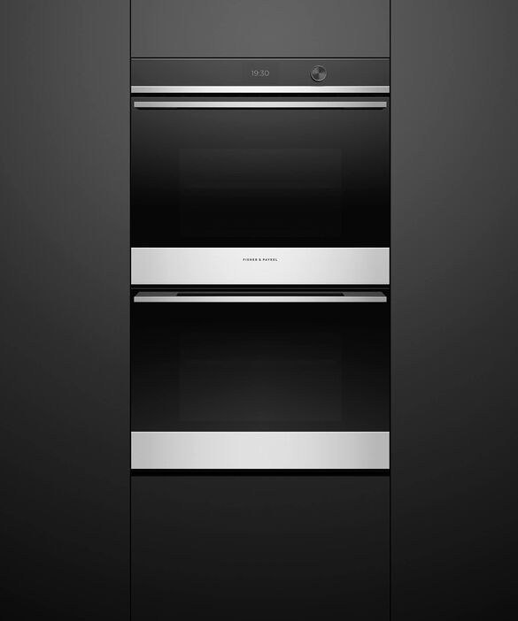 Fisher & Paykel Series 9 30" Stainless Steel Electric Built In Double Oven 2