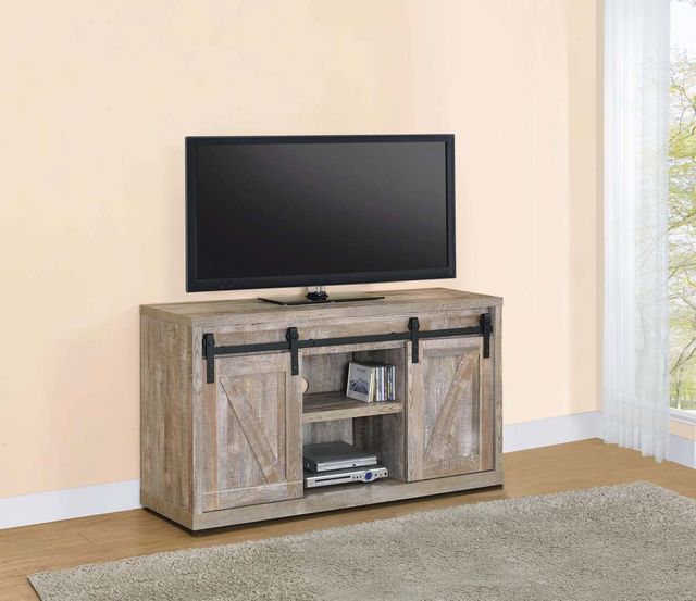 Coaster® Grey Driftwood 59-Inch TV Console 5