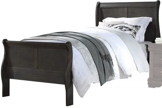 ACME Furniture Louis Philippe Gray Full Sleigh Bed