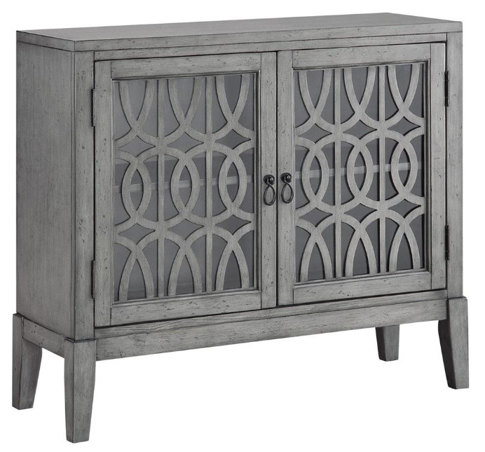 Coast2Coast Home™ Accents by Andy Stein Finish: Magnet Burnished Grey Cabinet