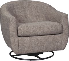 Signature Design by Ashley® Upshur Taupe Swivel Glider Accent Chair