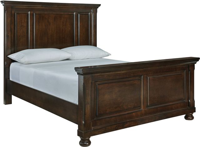 Millennium® by Ashley® Porter Rustic Brown Queen Panel Bed 13