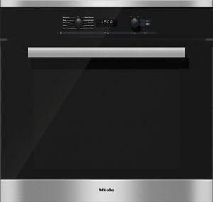Miele 28.44" Clean Touch Steel Electric Built in Single Wall Oven
