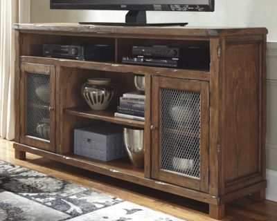 Signature Design by Ashley® XL TV Stand w/Fireplace Option 1