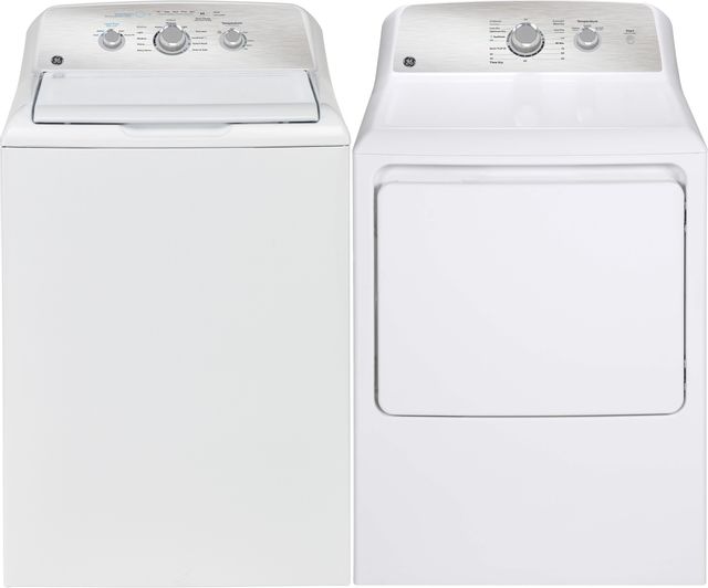 GE® White Top Load Laundry Pair 