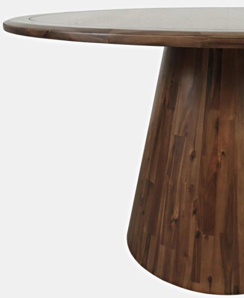 Jofran Inc. Nash Walnut Round Pedestal Table 4