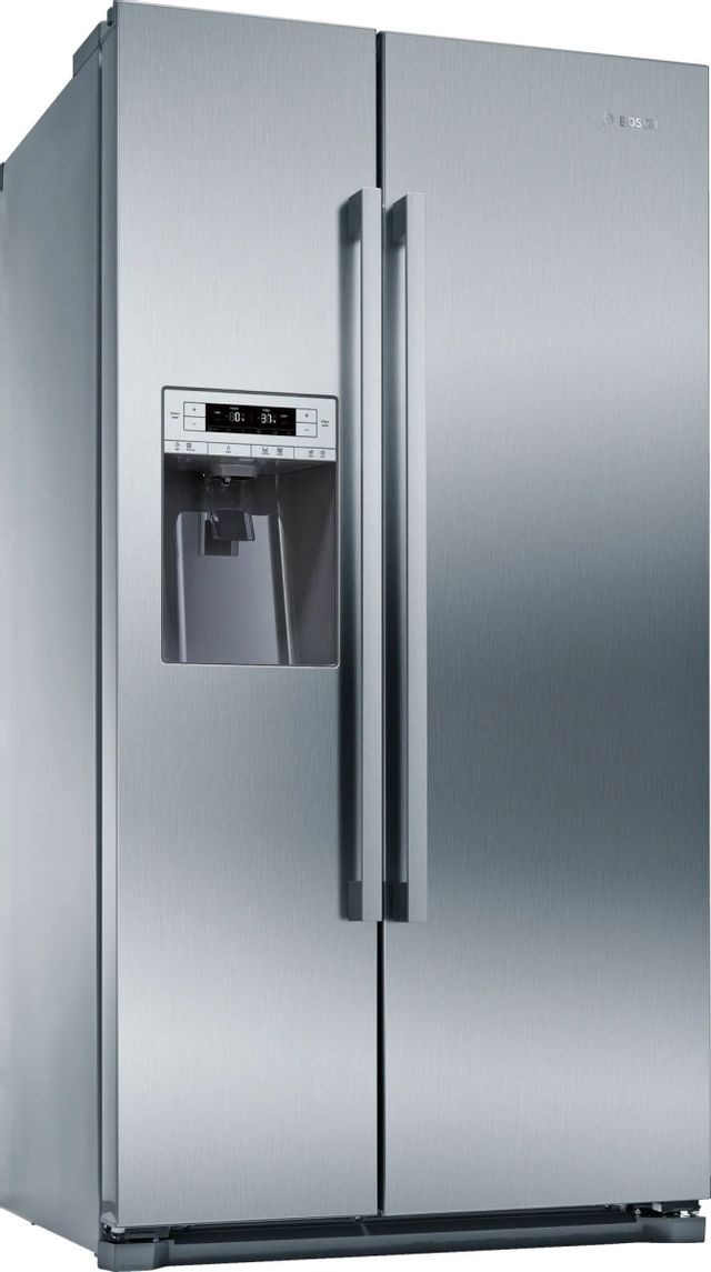 Bosch 300 Series 20.2 Cu. Ft. Stainless Steel Counter Depth Side By Side Refrigerator-2