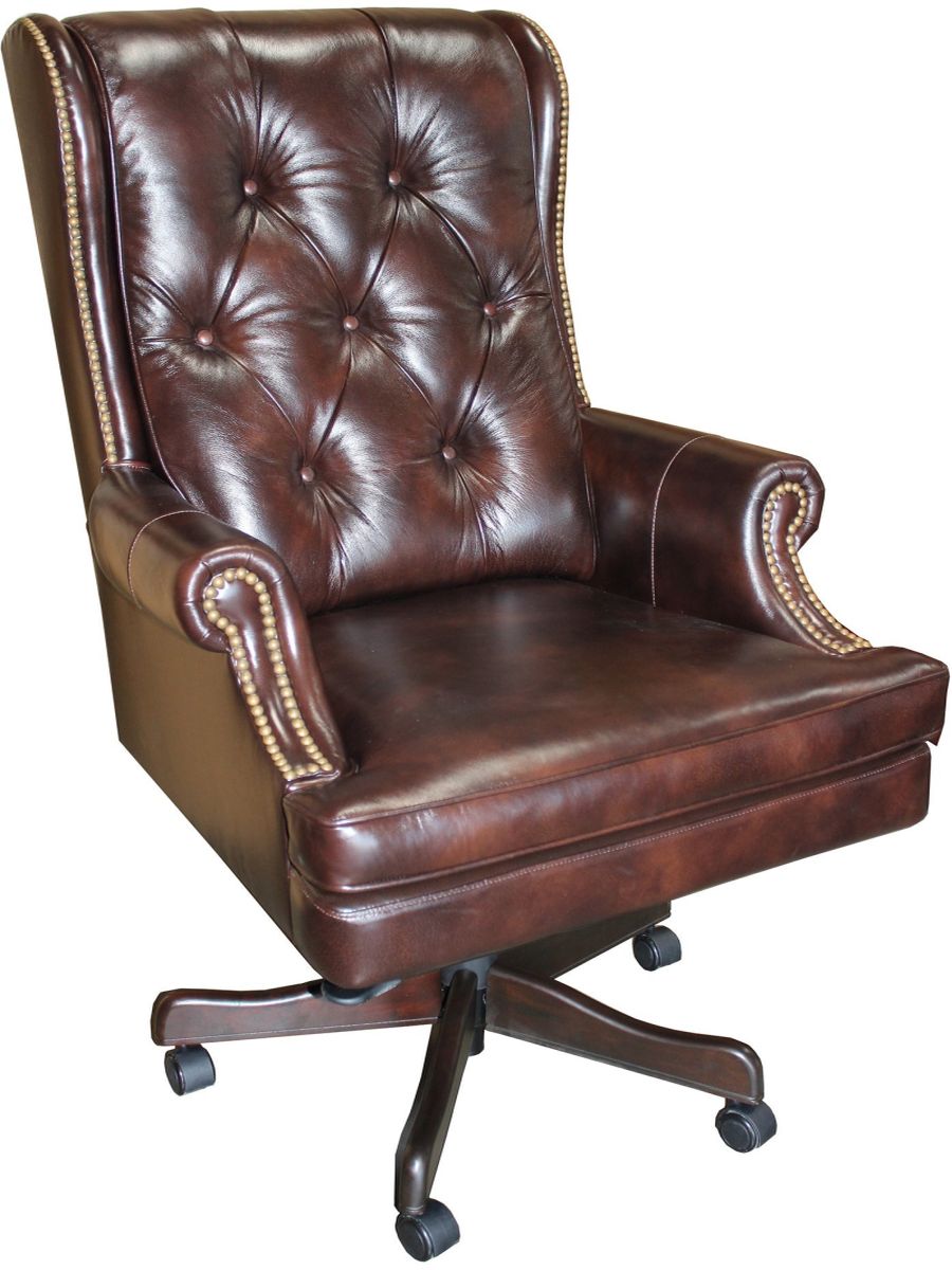 havana leather chair