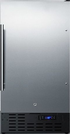 Summit® 2.7 Cu. Ft. Stainless Steel Drain-Free Icemaker