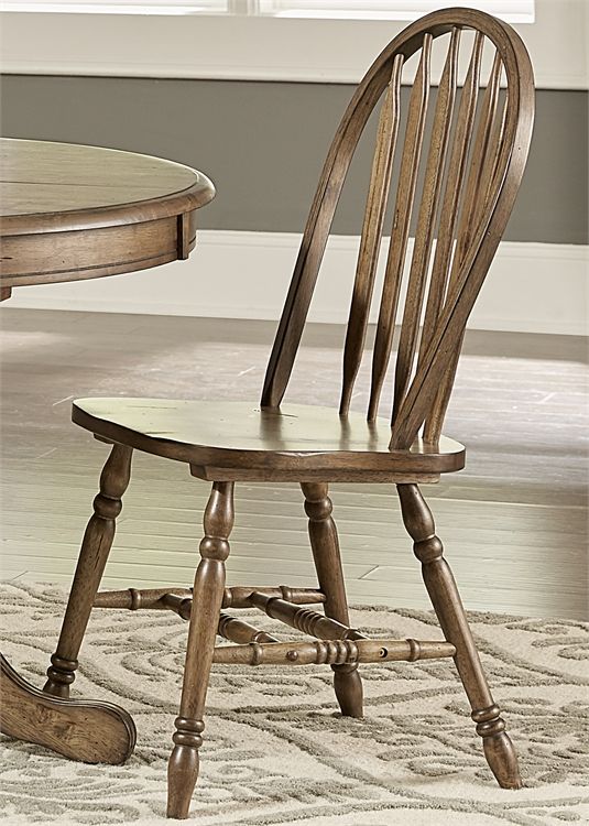 Liberty Furniture Carolina Crossing Dining Windsor Side Chair - Set of 2-1