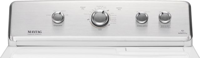 Maytag® 7.0 Cu. Ft. White Front Load Electric Dryer 5