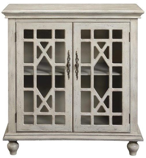 Coast2Coast Home™ Accents by Andy Stein Millstone Texture Ivory Cabinet 1