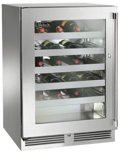 Perlick® Signature Series Stainless Steel 24" Bult-in Wine Cooler