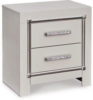 Signature Design by Ashley® Zyniden Silver Nightstand