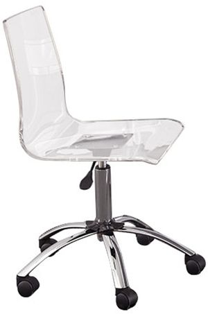 Steve Silver Co. Arthur Clear Adjustable Swivel Chair