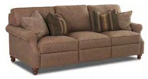 Klaussner® Trisha Yearwood Tifton Brown Power Hybrid Sofa
