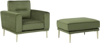 Signature Design by Ashley® Macleary 2-Piece Moss Chair and Ottoman Set