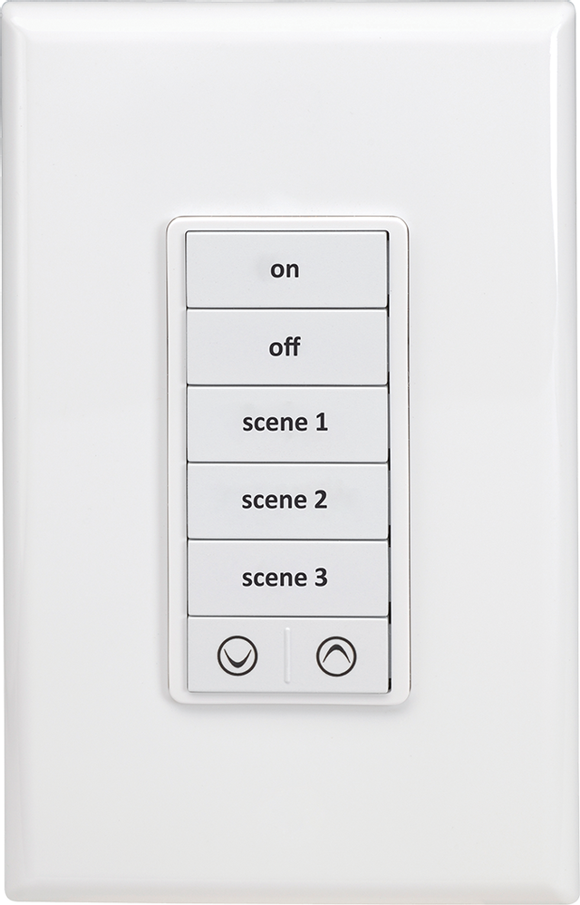 URC® Total Control™ White In-Wall Keypad